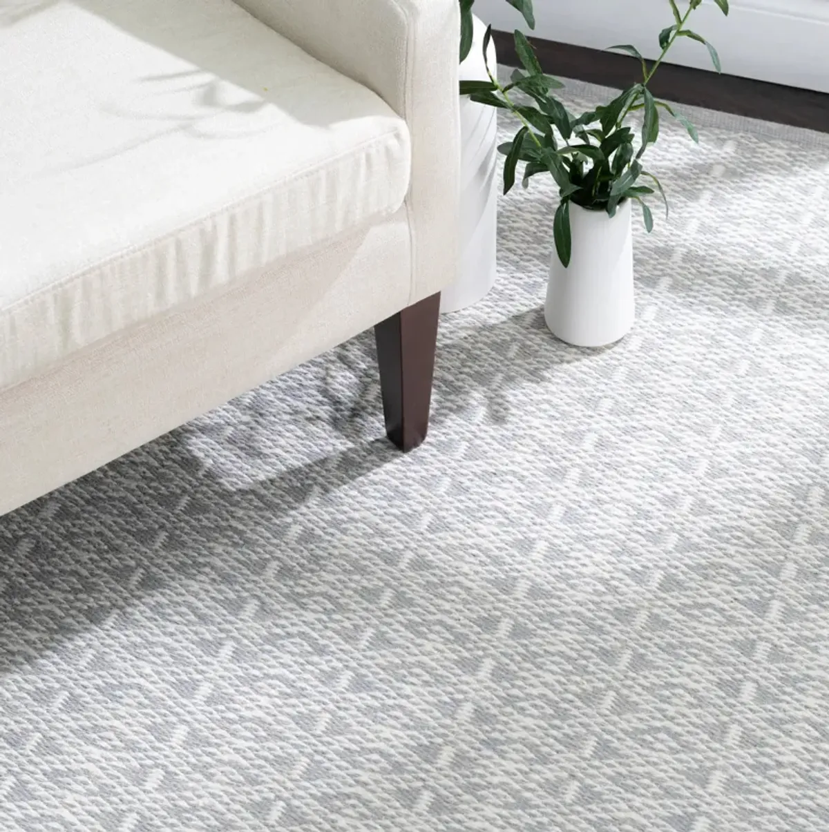 Bare Handwoven Cotton Rug