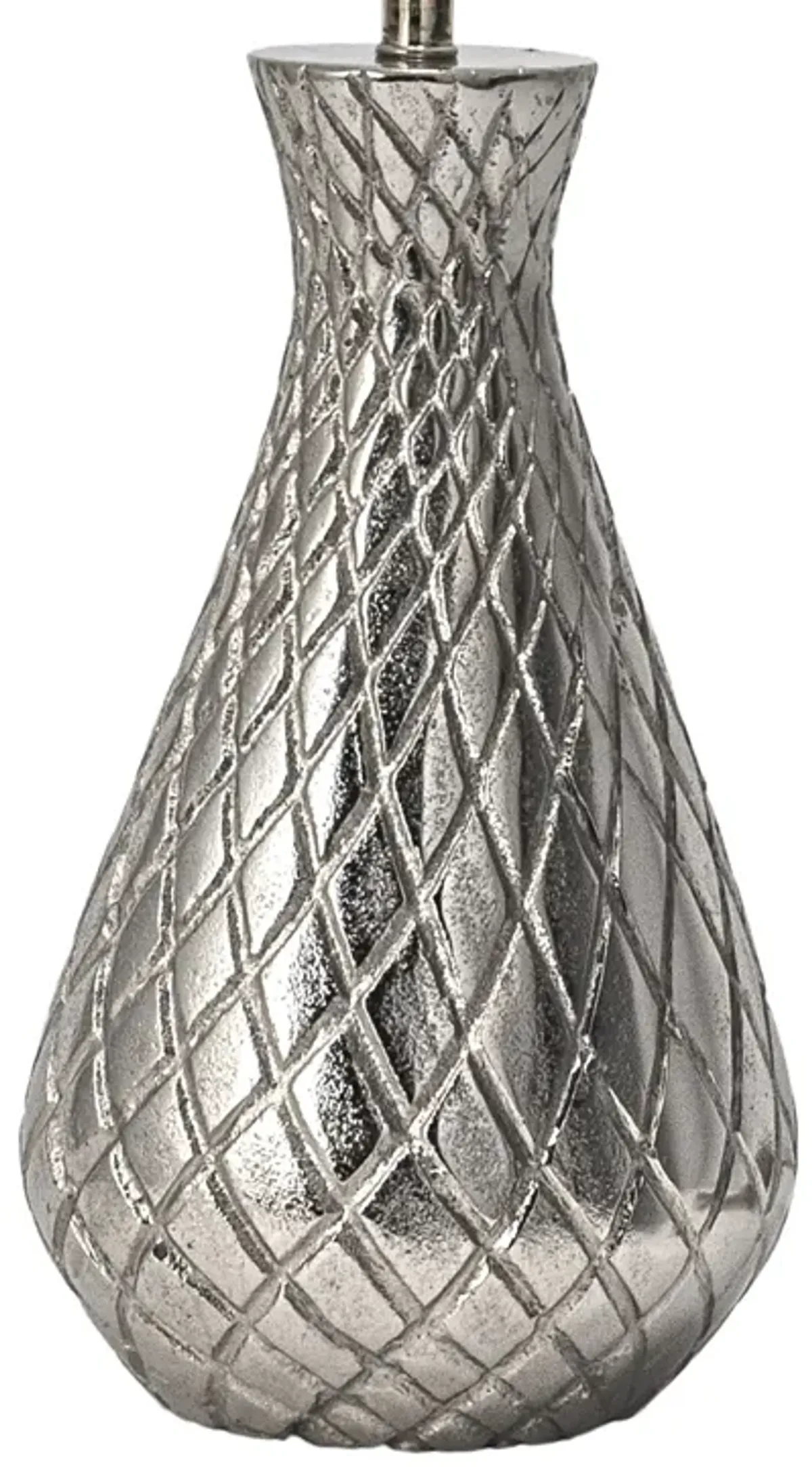 22-inch Aluminum Spiked Vase Table Lamp