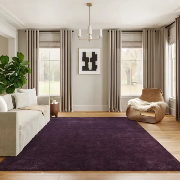 Arrel Speckled Wool-Blend Rug