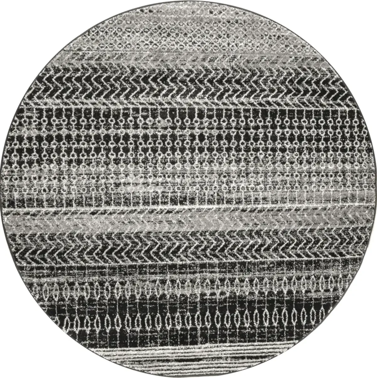 Banded Abacus And Stripes Rug