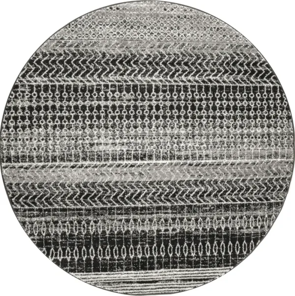 Banded Abacus And Stripes Rug