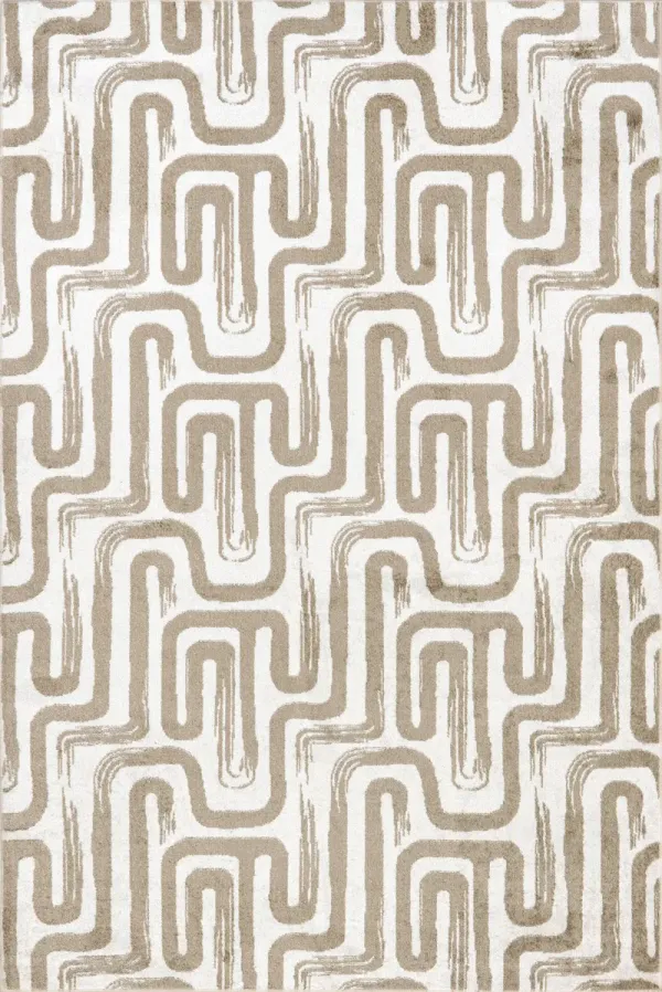 Marlia Washable Chain-Link Rug
