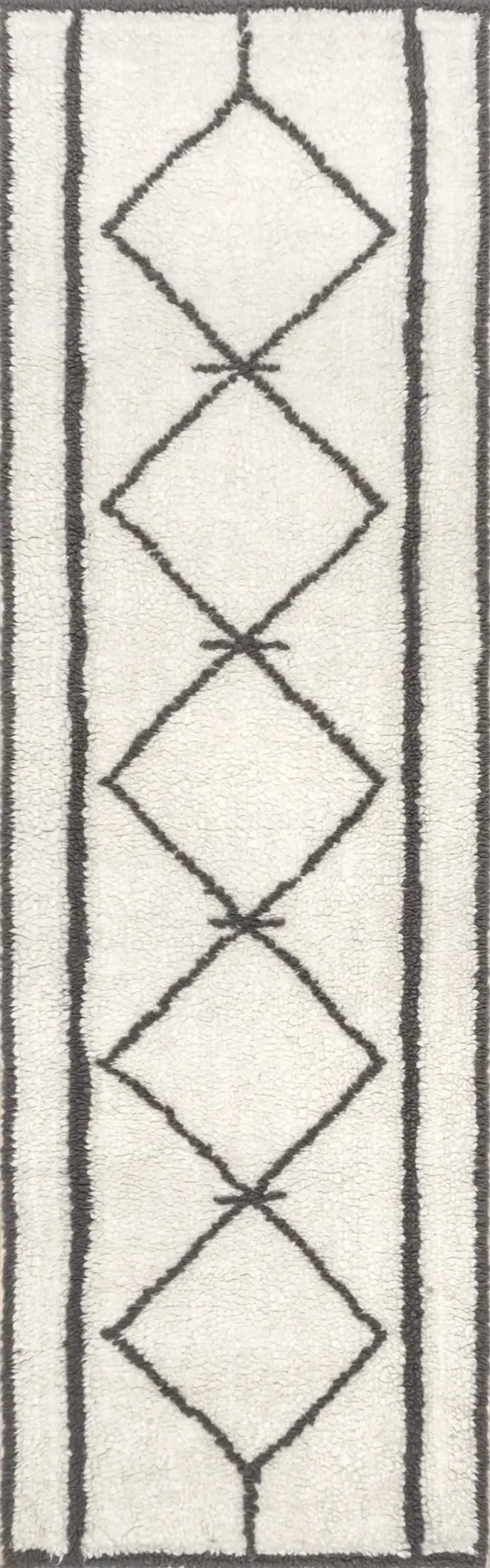 Aleena Wool Diamond Washable Rug