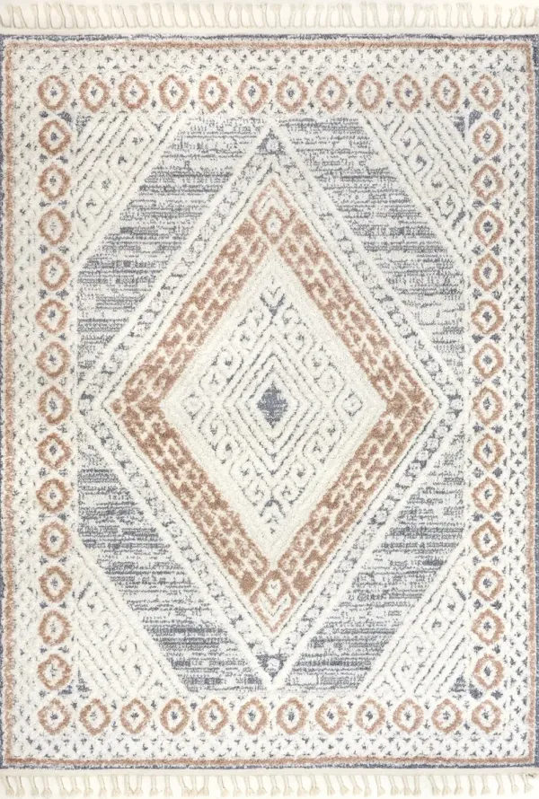 Lessie Vintage Diamond Rug