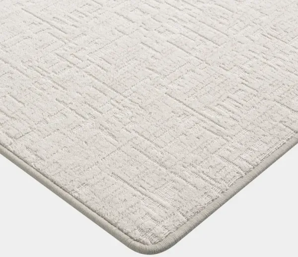 Phoebe Distressed Crosshatch Custom Rug