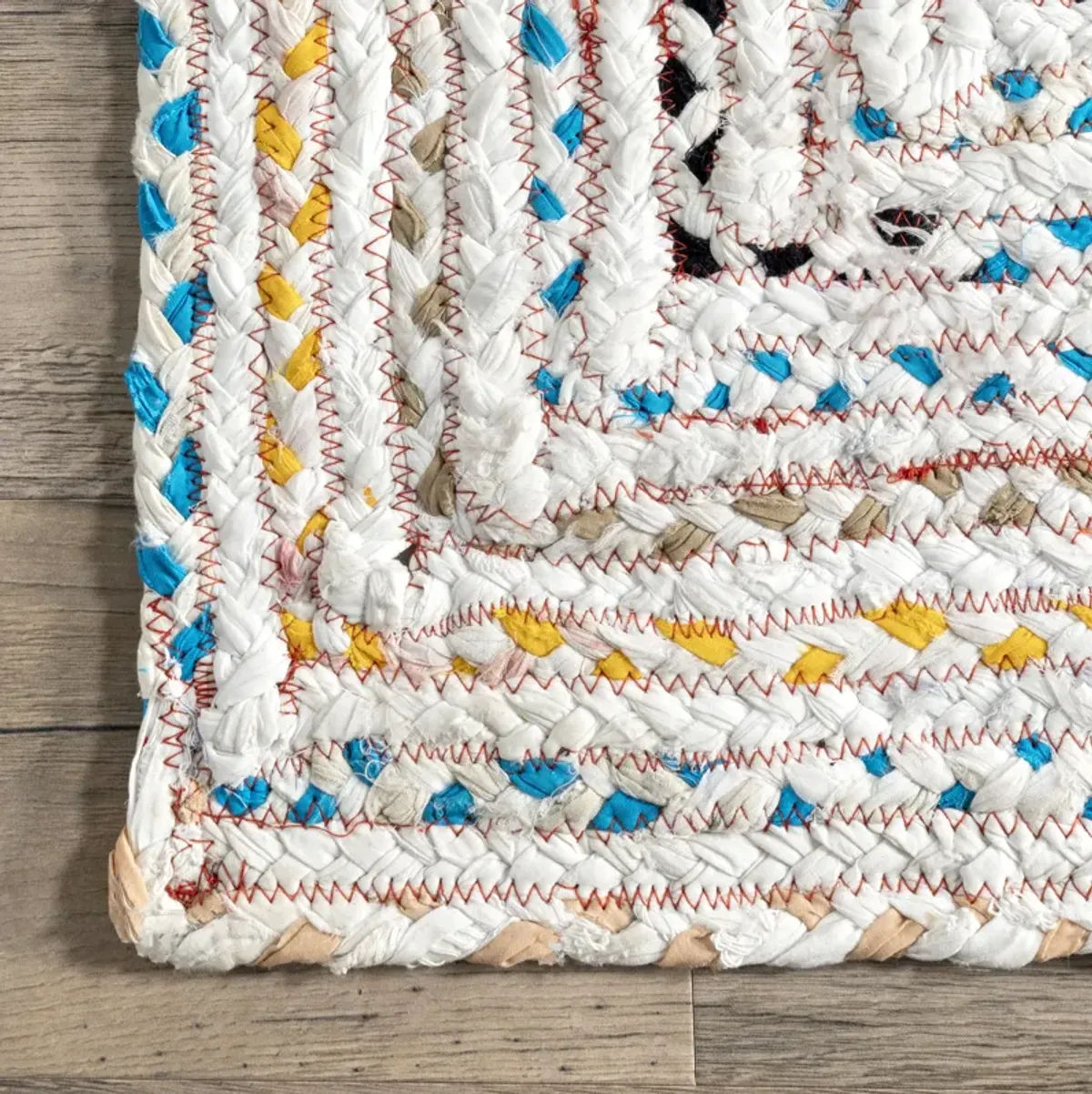 Bohemian Chindi Braided Rug