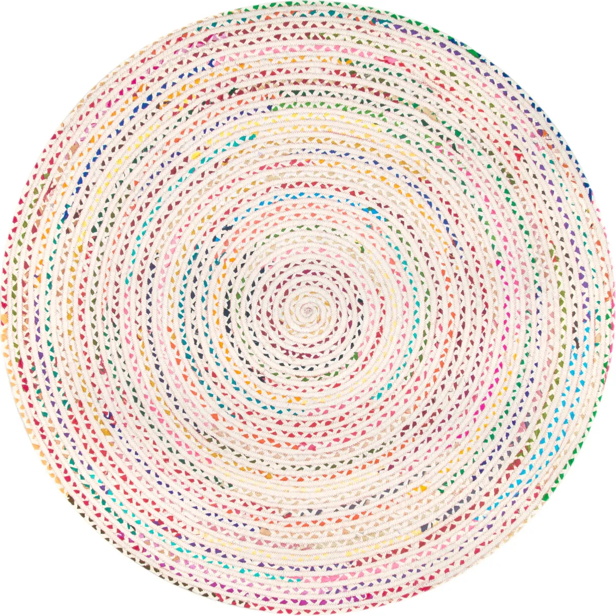 Bohemian Chindi Braided Rug