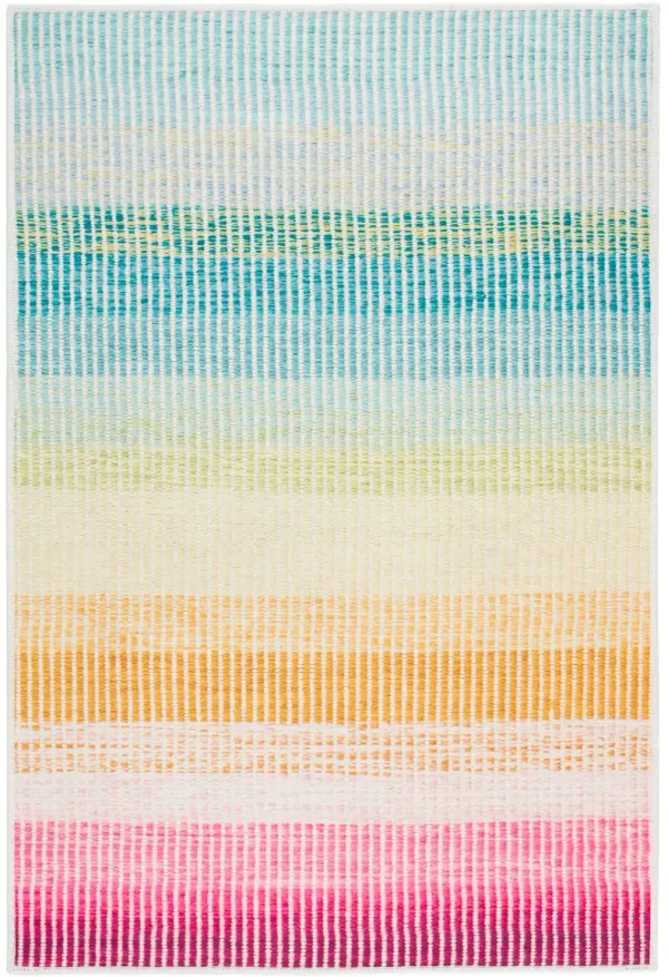 Watercolor Horizon Machine Washable Rug