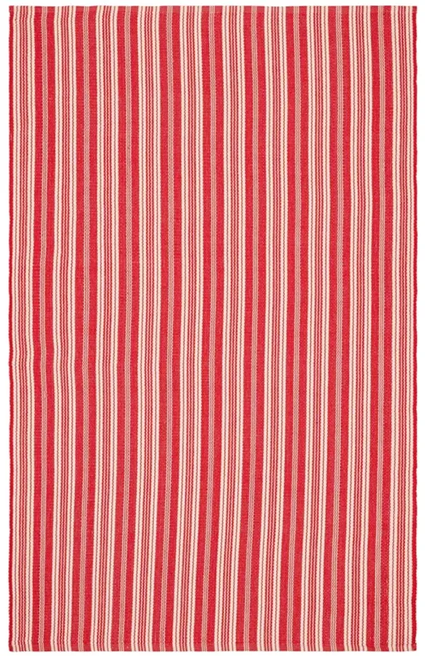 Ticking Stripe Handwoven Indoor/Outdoor Rug