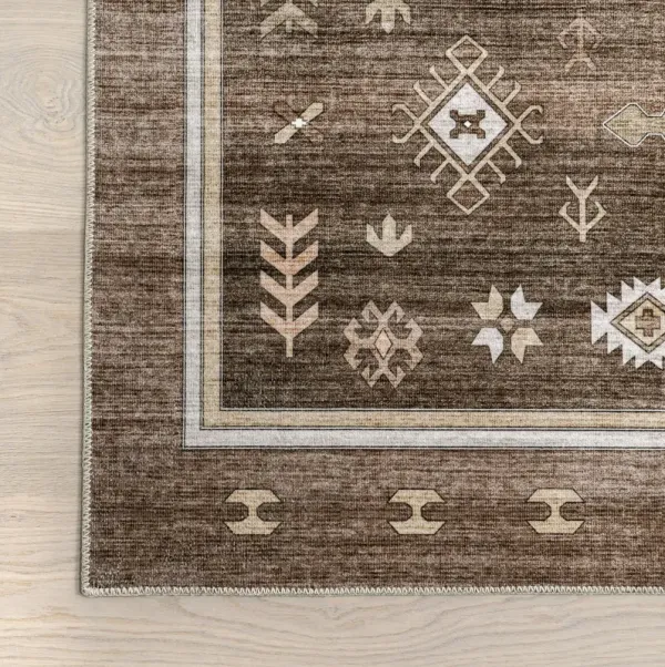 Briar Geometric Washable Rug