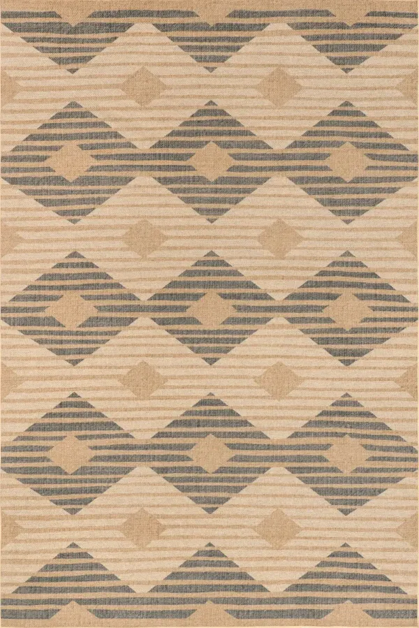 Rivera Easy-Jute Washable Tiled Rug