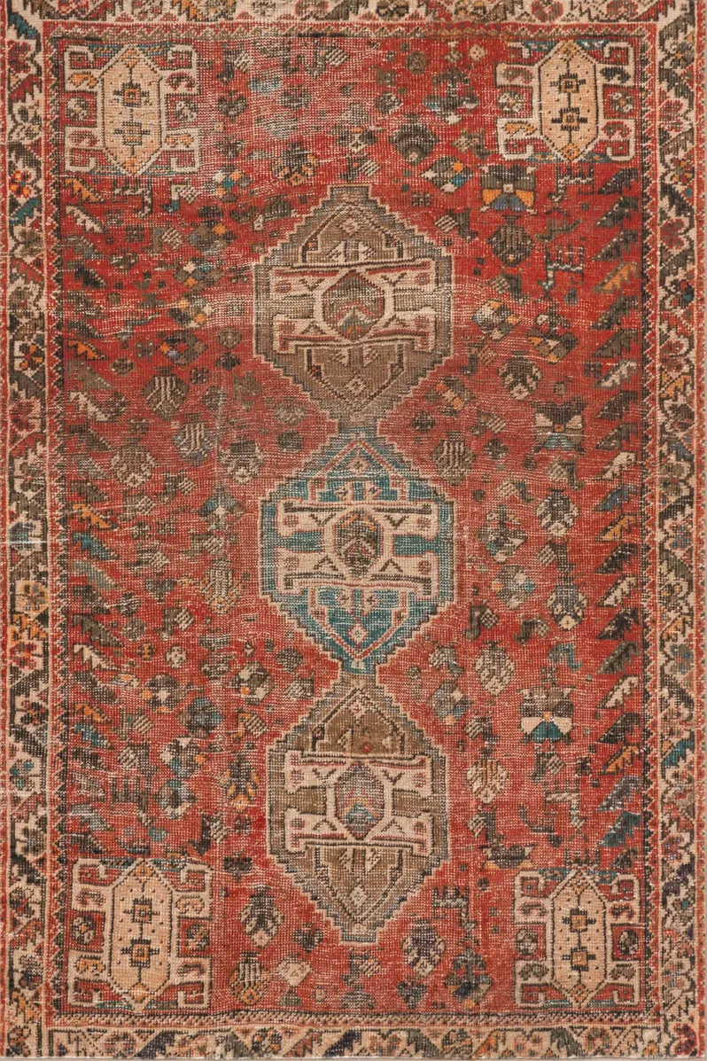 Madel Medallion Washable Rug