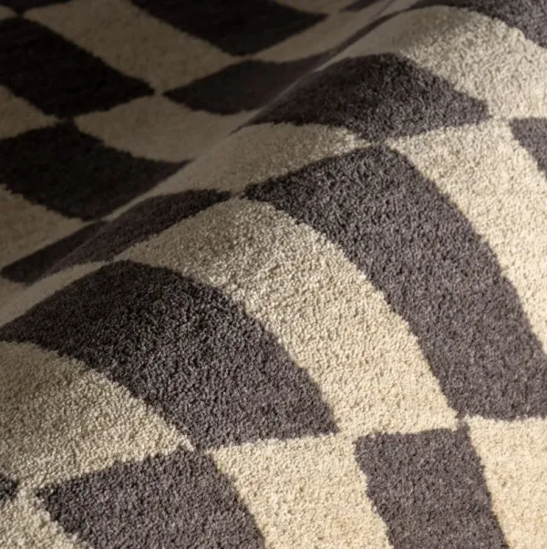 Kai Checkerboard Wool Rug