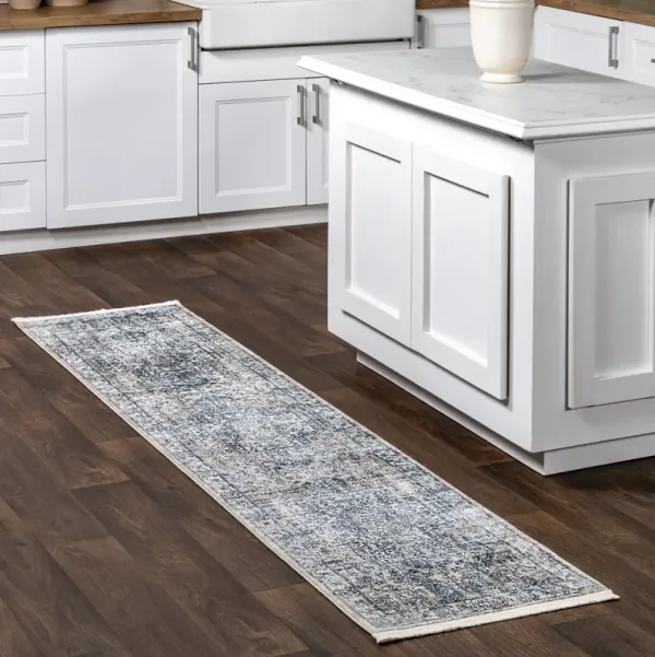 Distressed Medallion Rug