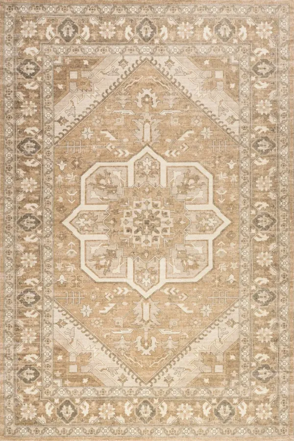 Evermore Medallion Wool and Cotton Rug