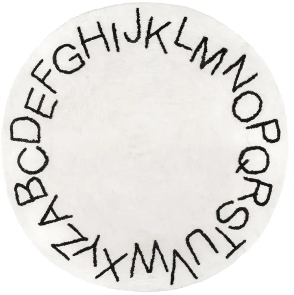 Alphabet Nursery Washable Rug