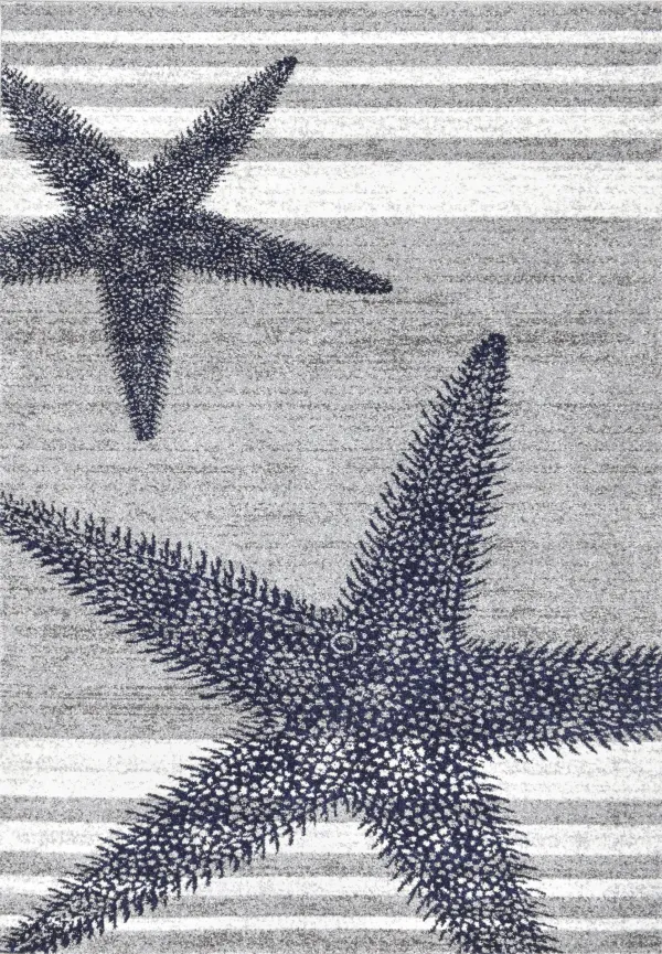Iliana Striped Starfish Rug