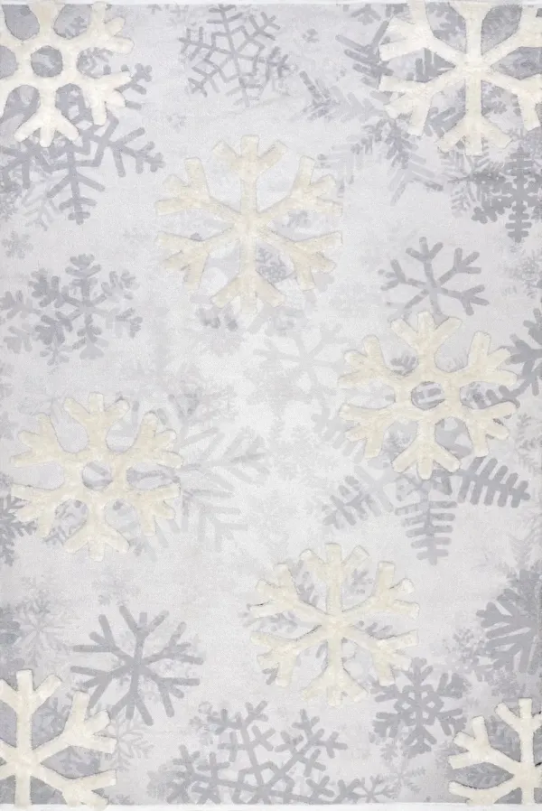 Marleigh Crystal Snowflake Rug