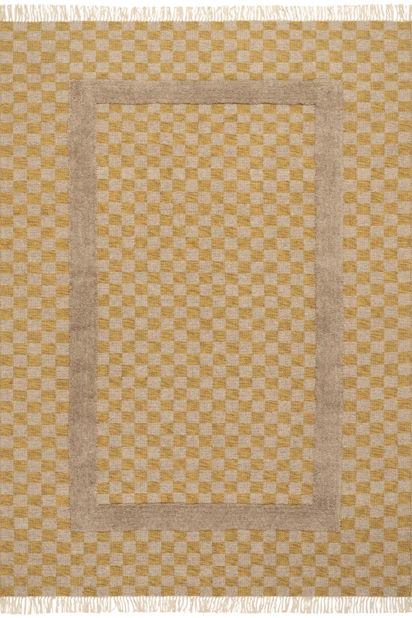 Memphis Modern Checkered Hand Woven Rug