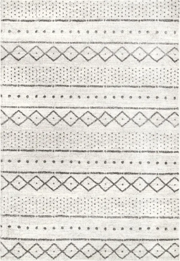 Striped Geometric Rug