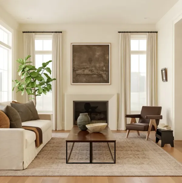 Basking Ridge Antiqued Jute-Blend Rug