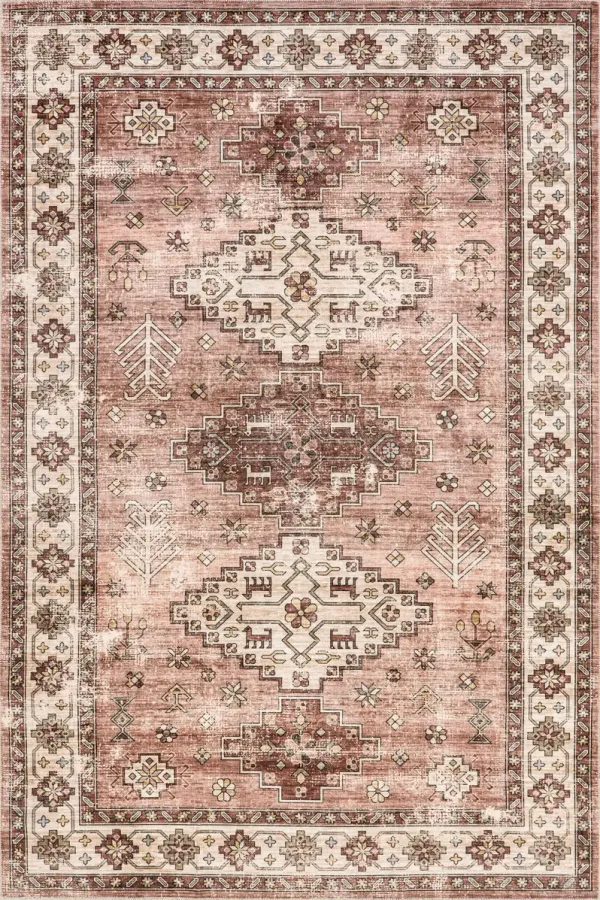 Barbary Distressed Washable Rug