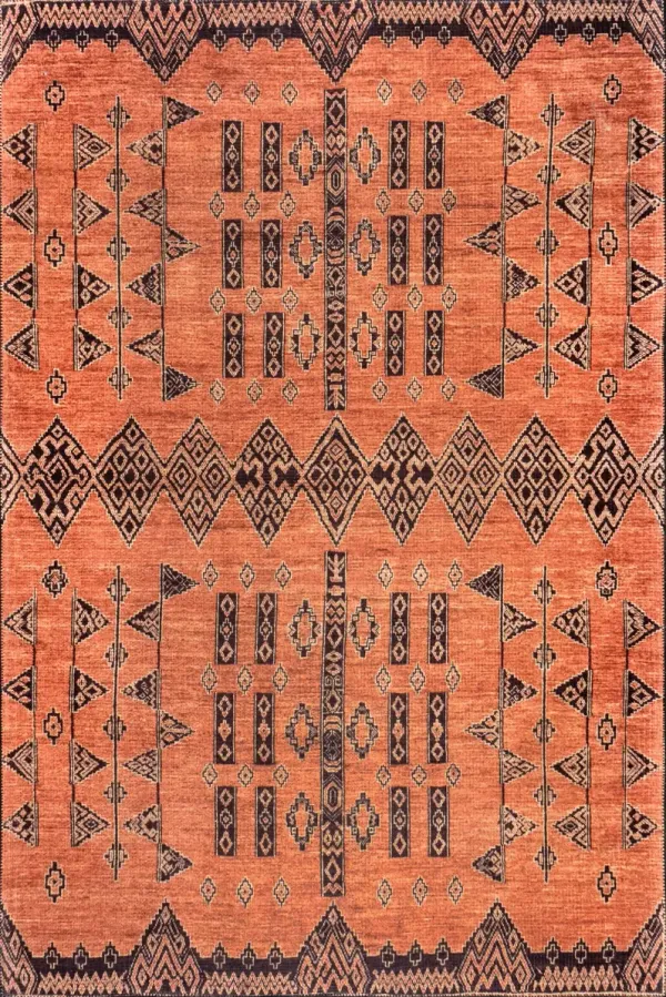 Christine Washable Paneled Rug