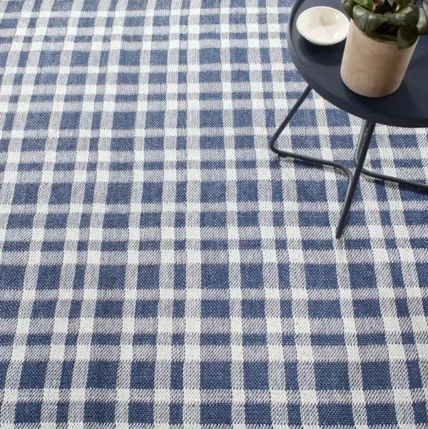 Tattersall Handwoven Indoor/Outdoor Rug