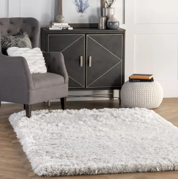 Fluffy Speckled Shag Rug