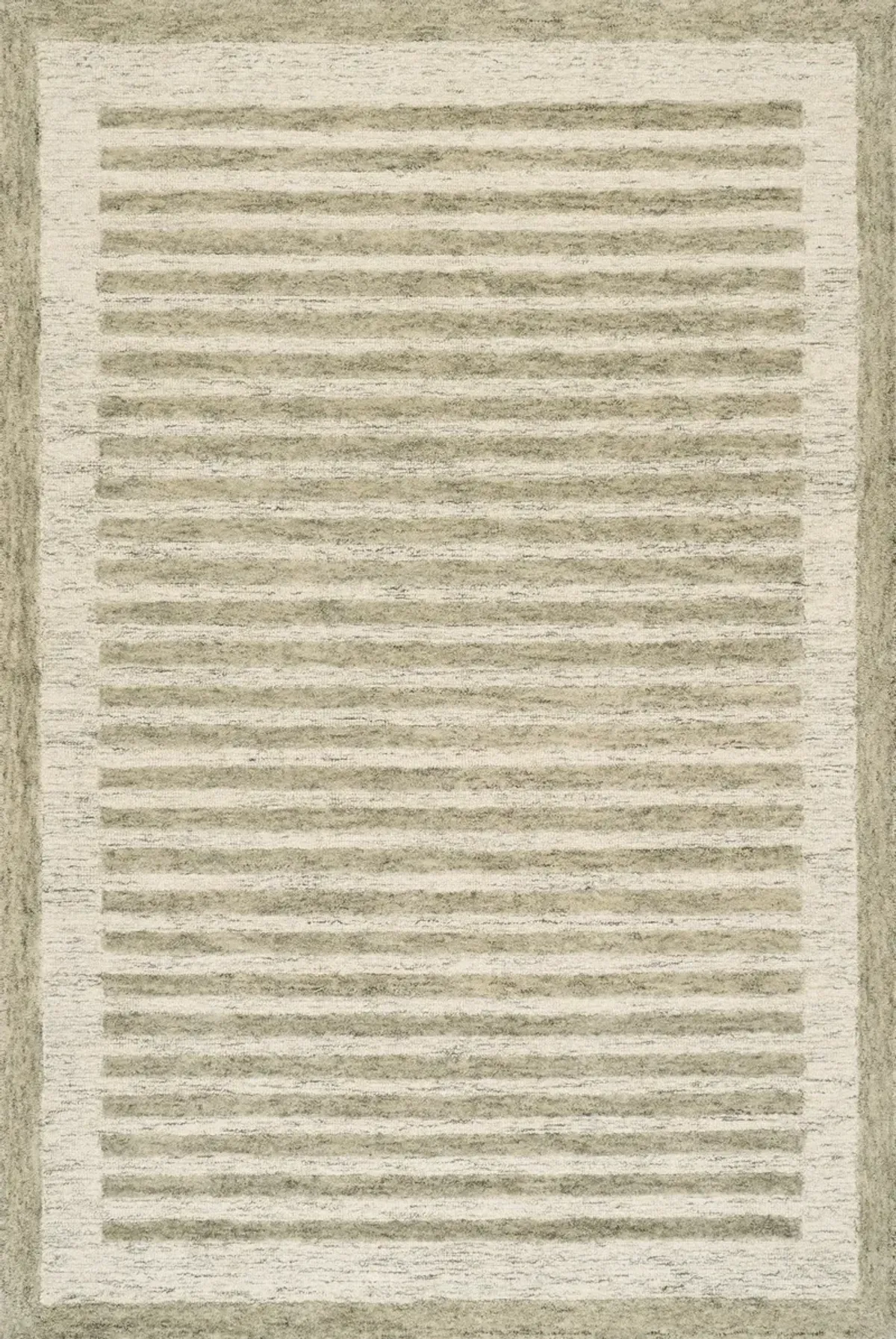 Caly Modern Bordered Wool Rug