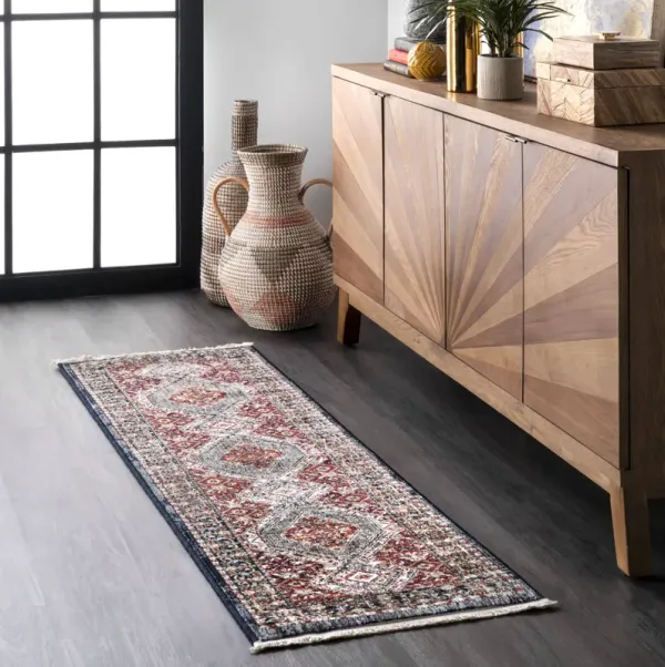 Herati Helix Fringe Rug