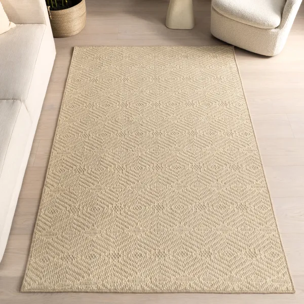 Verna Geometric Wool-Blend Rug