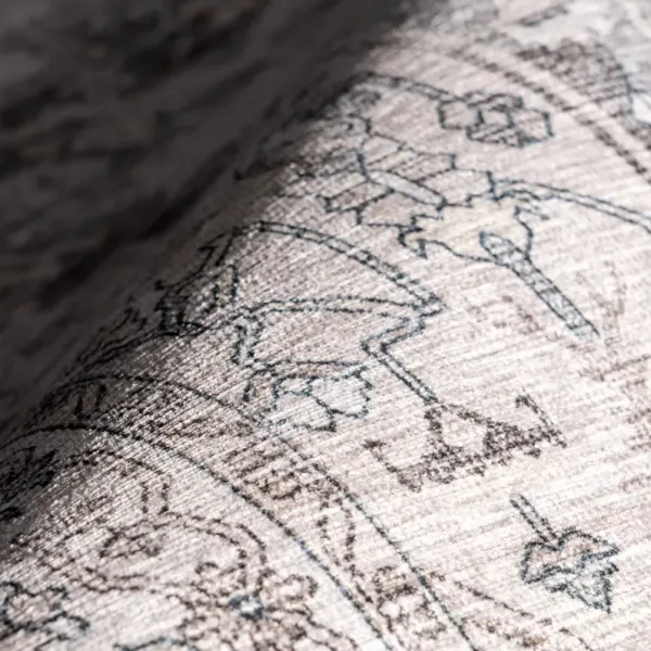 Atrium Medallion Washable Rug