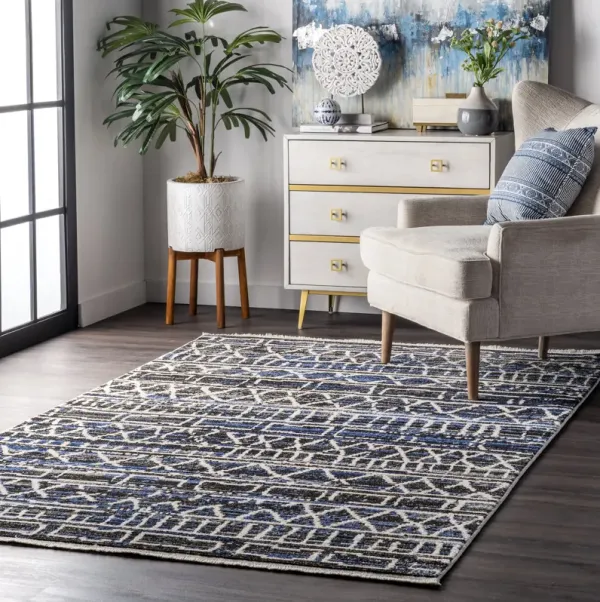 Chance Geometric Banded Rug