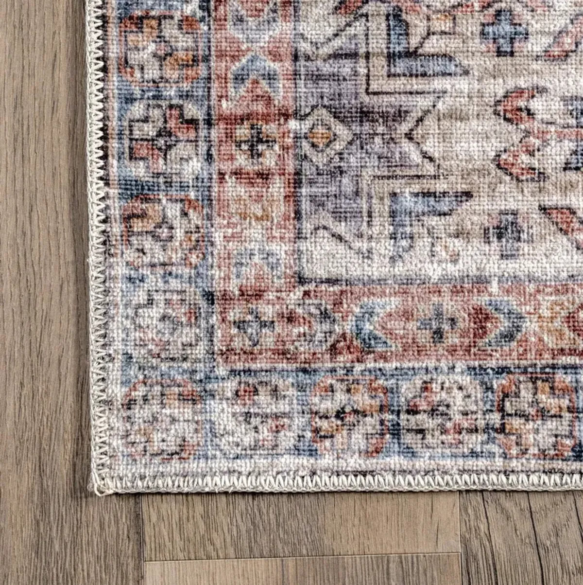 Zia Persian Spill Proof Washable Rug