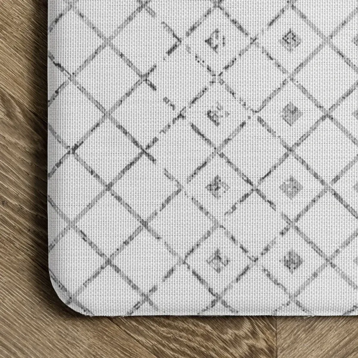 Modern Trellis Printed Anti-Fatigue Mat