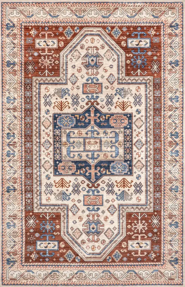 Selma Washable Medallion Rug
