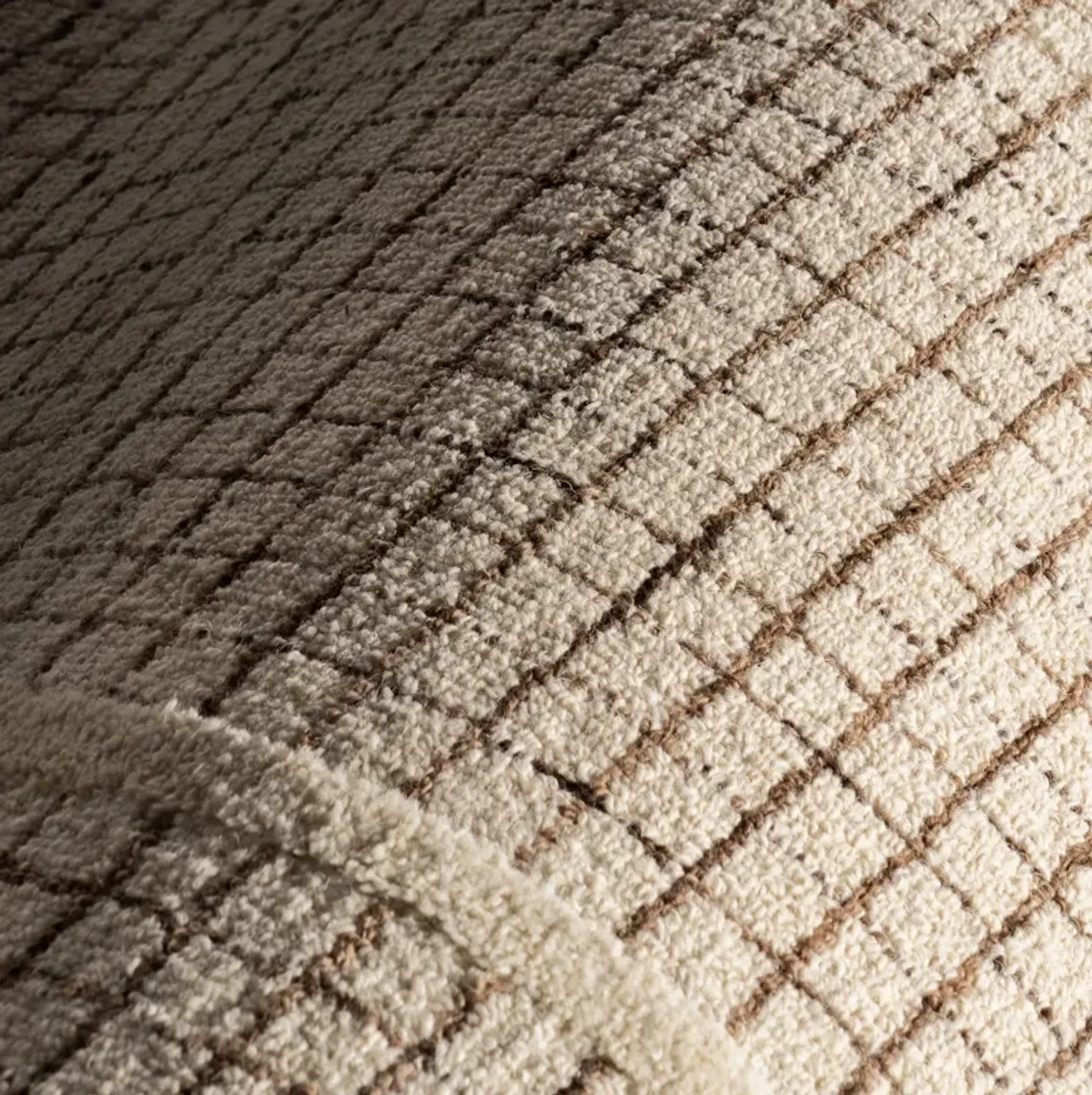 Chessie Checked Wool Rug