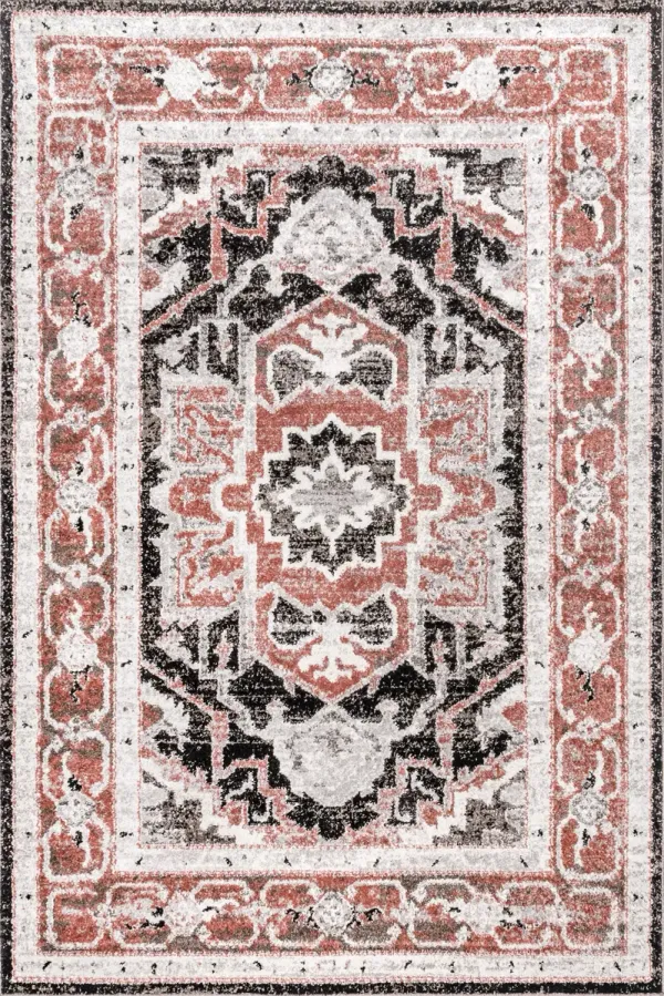 Danielle Bordered Geometric Rug