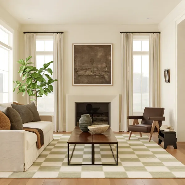 Stockton Plush Textured Washable Rug