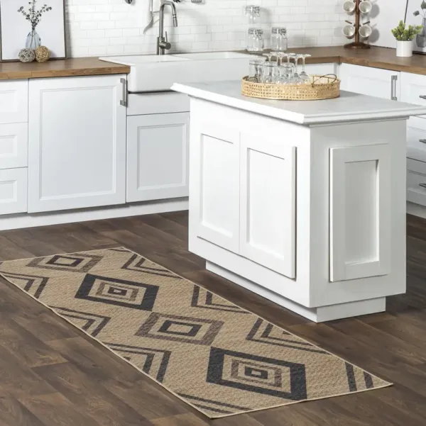 Milly Easy-Jute Washable Waves Rug