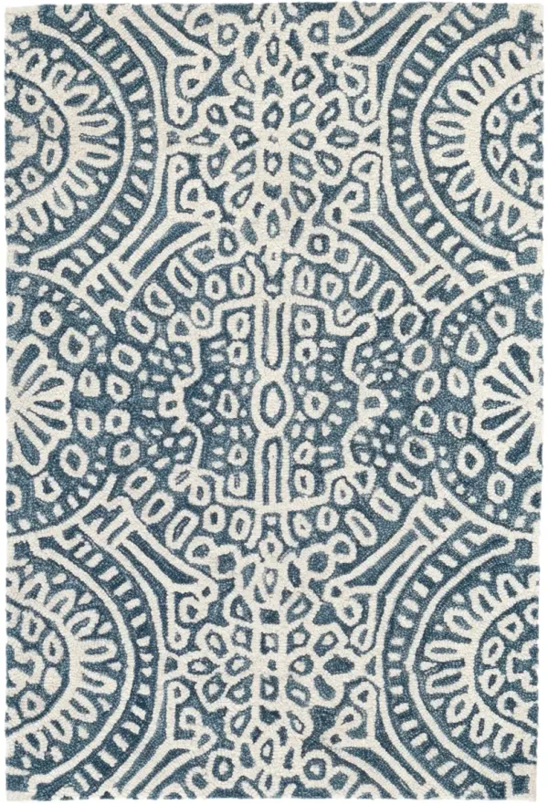 Temple Hand Micro Hooked Wool Rug