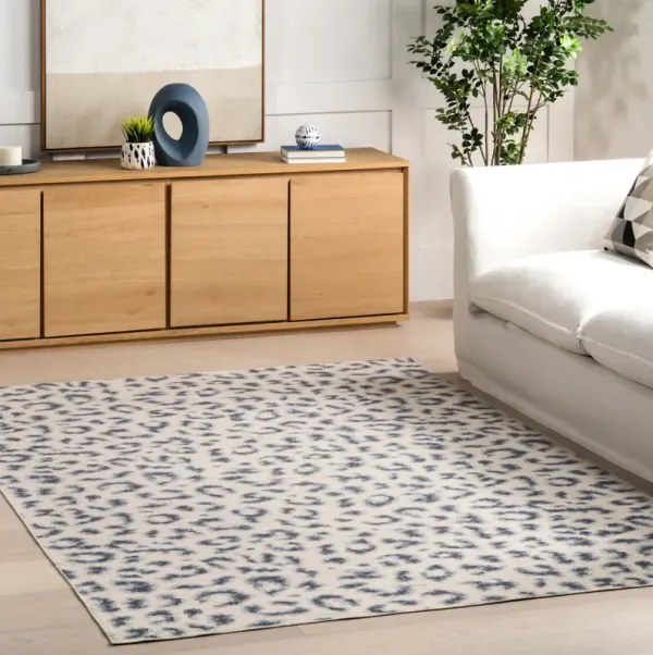 Tessa Leopard Washable Rug