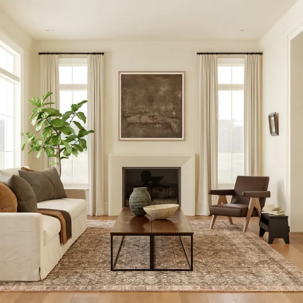 Fair Hills Antiqued Jute-Blend Rug