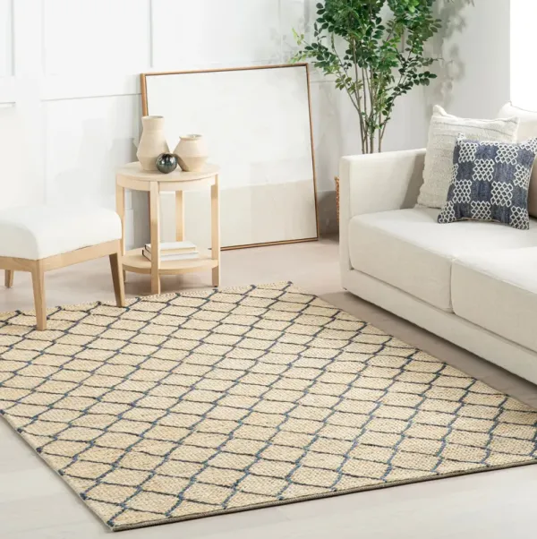 Tiles Handwoven Jute Rug