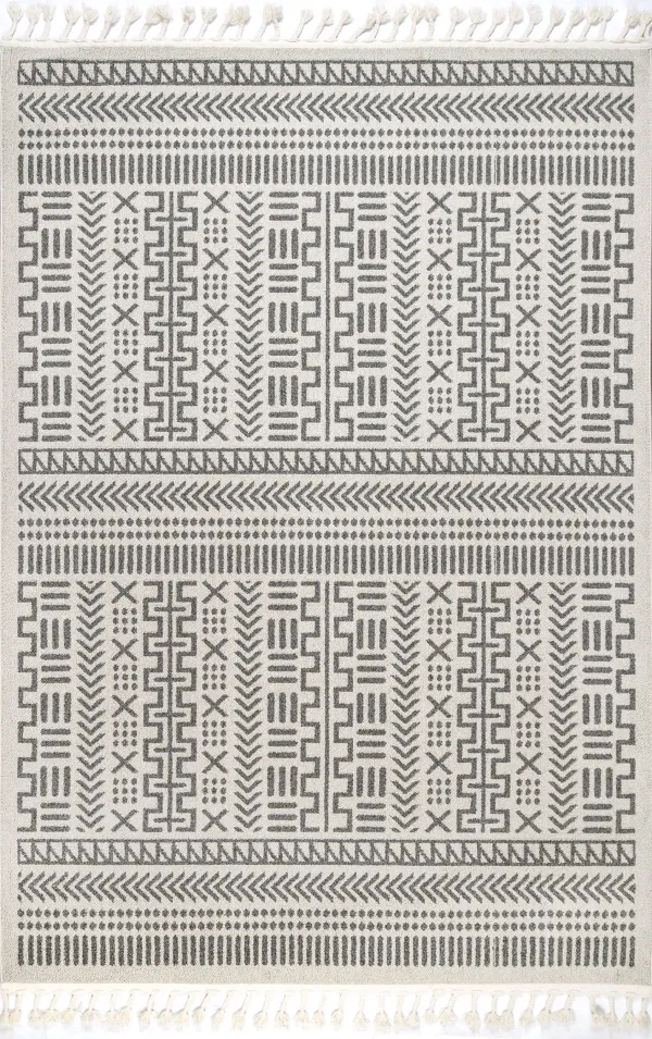 Stripes Tassel Rug