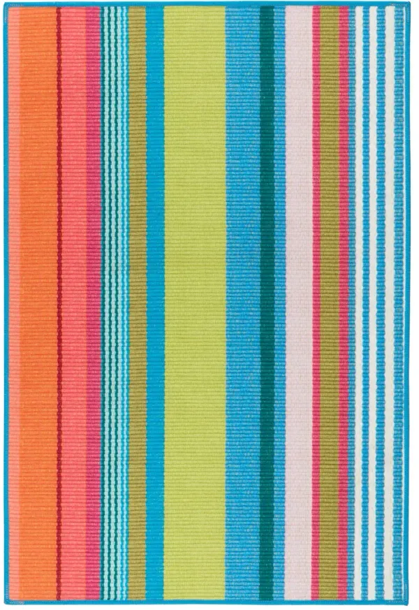 Mellie Stripe Machine Washable Rug