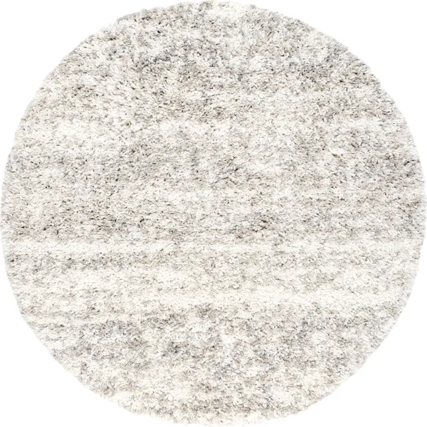 Shaded Shag With Tassels Rug