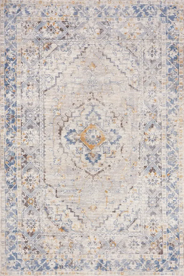 Kyria Medallion Washable Rug