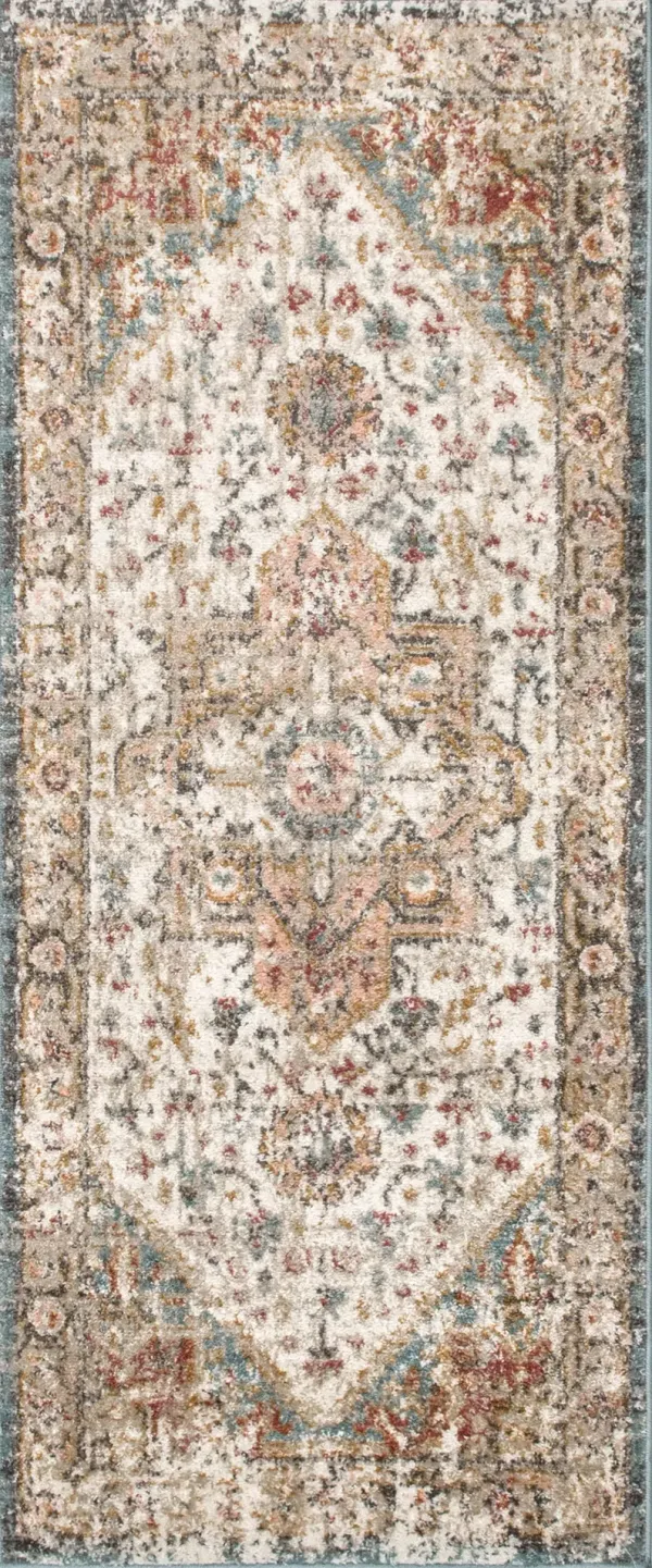 Fading Herati Medallion Rug